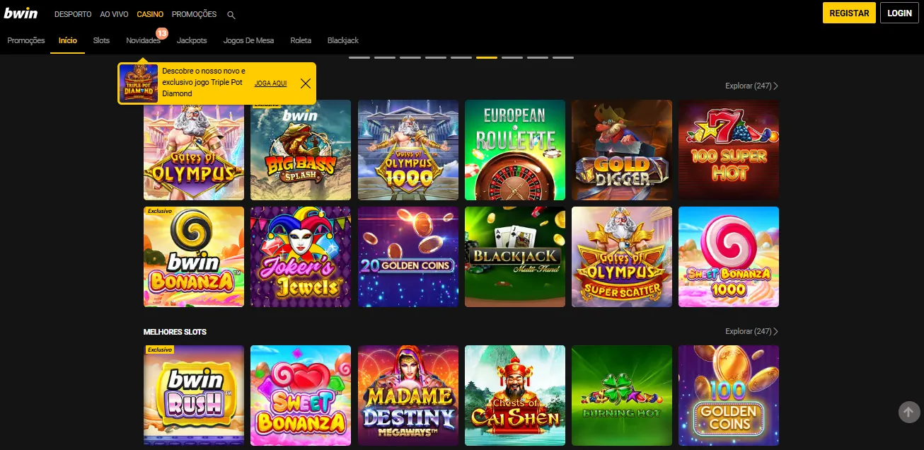 Jogos de casino online grátis vs real