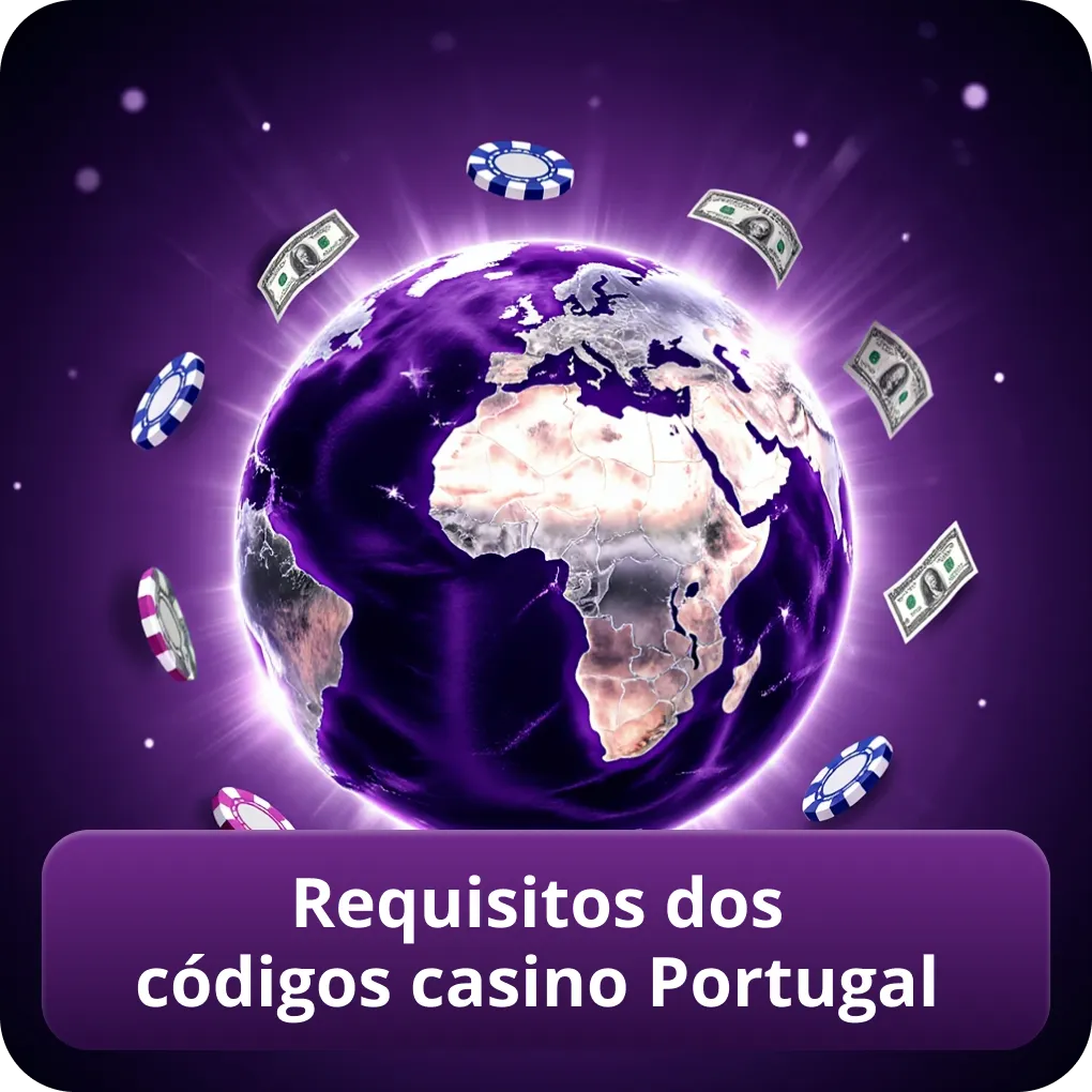 Requisitos dos códigos casino Portugal